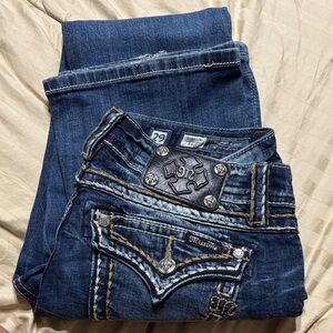 Miss Me Women's Dark Blue Boot Cut Jeans